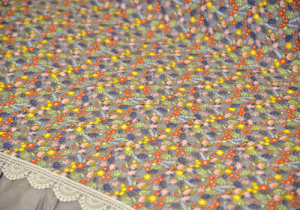 English Grey Floral design Sujni/Sofa Cover - Image 10