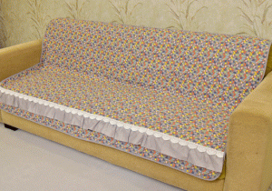 English Grey Floral design Sujni/Sofa Cover - Image 8