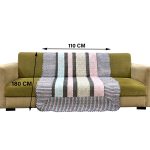 Classy Contemporary Patterned Quilted Sofa Cover/ Sujni - 130 - Image 2