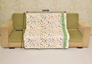 Classy Abstract design Green Sujni/Sofa cover - Image 2
