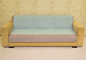 Basic and Dainty Blue-Grey Sujni/Sofa Cover - Image 3