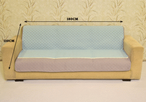 Basic and Dainty Blue-Grey Sujni/Sofa Cover - Image 4