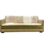 Classy Contemporary Floral Light Brown Quilted Sofa Cover/ Sujni - 136 - Image 4
