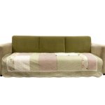 Classy Contemporary Floral Light Brown Quilted Sofa Cover/ Sujni - 136 - Image 6