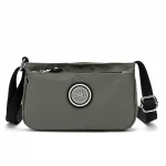 Mindesa crossbody bag convenient bag portable nylon bag No. 8660 Dark Grey