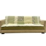 Classy Contemporary Floral Green Quilted Sofa Cover/ Sujni � 137 - Image 6