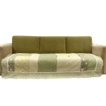 Classy Contemporary Floral Green Quilted Sofa Cover/ Sujni � 137 - Image 5