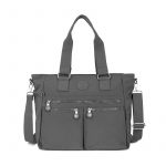 Mindesa High Quality Nylon Best Fashion Bag Handbag Shoulder Bag Crossbody Bag Waterproof 8768 Dark Grey