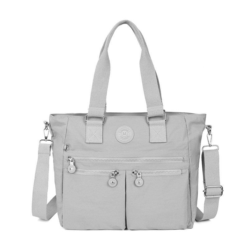 9X3A5315 Mindesa High Quality Nylon Best Fashion Bag Handbag Shoulder Bag Crossbody Bag Waterproof 8768 Grey - Image 1