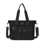 Mindesa High Quality Nylon Best Fashion Bag Handbag Shoulder Bag Crossbody Bag Waterproof 8768 Black