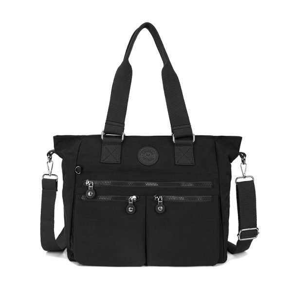 Mindesa High Quality Nylon Best Fashion Bag Handbag Shoulder Bag Crossbody Bag Waterproof 8768 Black