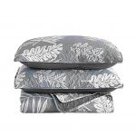 King Size Quilt Set, 3-Piece Lightweight Soft Bedspread Coverlet (104x90 in) with 2 Pillow Shams (20x36 in) for All Season, Leaf Print - Image 3