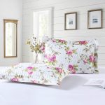 King Size Quilt Set, 3-Piece Lightweight Soft Bedspread Coverlet (104x90 in) with 2 Pillow Shams (20x36 in) for All Season,Rose Floral Print - Image 5