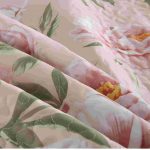 King Size Quilt Set, 3-Piece Lightweight Soft Full Size Summer Quilt Reversible Bedspread Coverlet (104x90 inches) Bedding Set with 2 Pillow Shams, Pink Peony Flower Print - Image 3