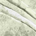 King Size Quilt Set, 3-Piece Lightweight Soft Bedspread Coverlet (104x90 in) with 2 Pillow Shams (20x36 in) for All Season, Dul Green - Image 2