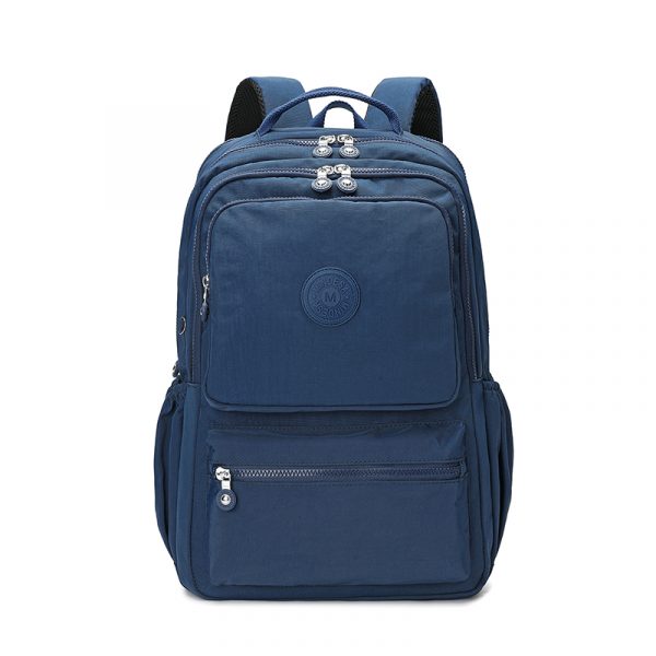 Mindesa High Quality Men And Women Large Capacity Lightweight Nylon Best Fashion Leisure Laptop Backpack School Bag 8766 NAVY BLUE