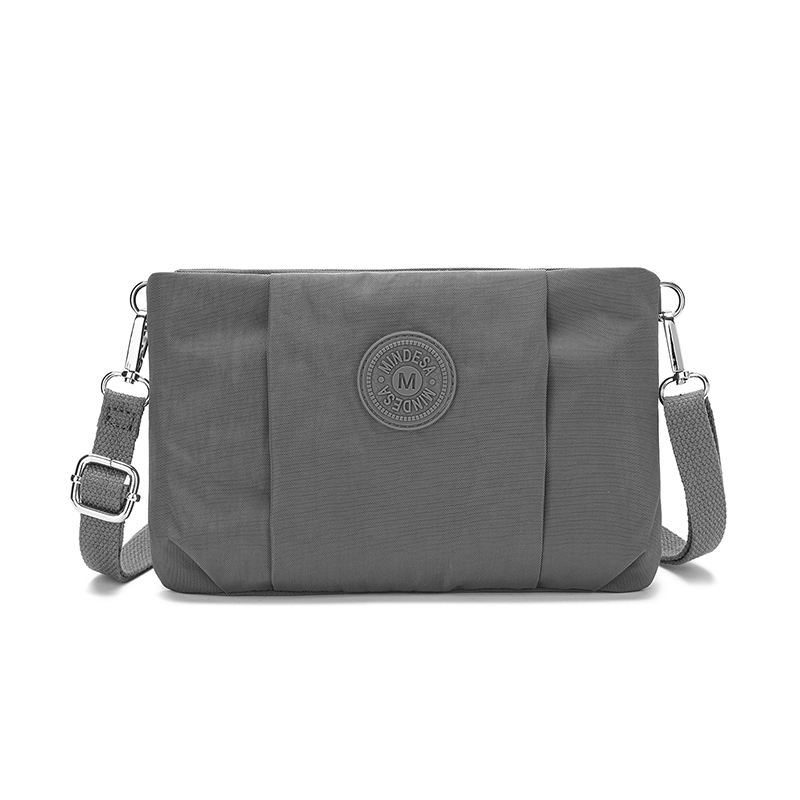 IMG_1526 Mindesa Nylon High Quality Best Fashion Bag Shoulder Bag Crossbody Bag Sling Bag Waterproof 8755 Dark Grey - Image 1