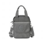 Mindesa Nylon Bag Handbag Crossbody Bag No. 8763 Dark Grey