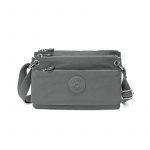 Mindesa Nylon High Quality Best Fashion Bag Crossbody Bag Sling Bag Waterproof 8762 Dark Grey