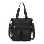Mindesa High Quality Nylon Best Fashion Bag Handbag Shoulder Bag Crossbody Bag Waterproof 8764 Black