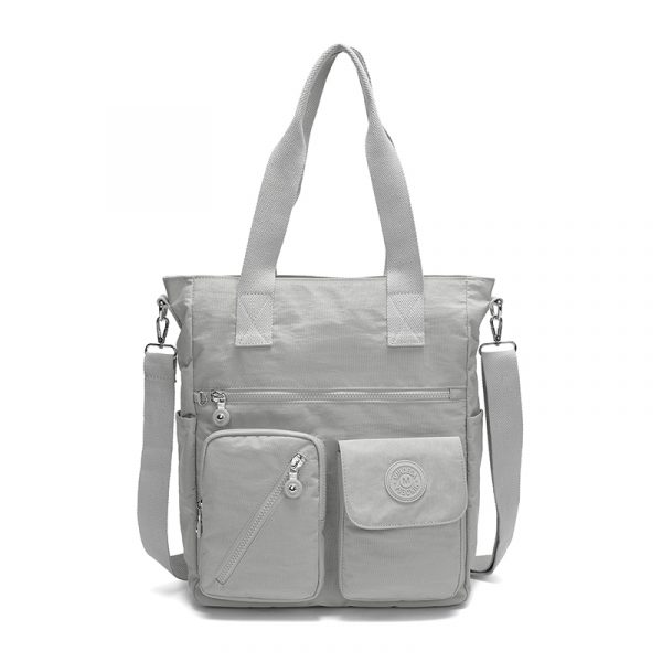 Mindesa High Quality Nylon Best Fashion Bag Handbag Shoulder Bag Crossbody Bag Waterproof 8764 Grey