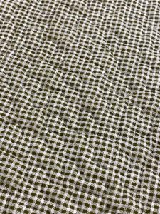 Classy Contemporary Floral Green Quilted Sofa Cover/ Sujni � 137 - Image 8