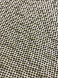 Classy Contemporary Floral Green Quilted Chair Cover/ Sujni � 137-A - Image 5