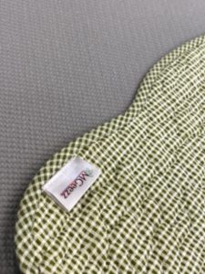 Classy Contemporary Floral Green Quilted Chair Cover/ Sujni � 137-A - Image 6
