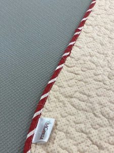 Classy Contemporary Patterned Checkered Red Quilted Chair Cover/ Sujni - Image 6