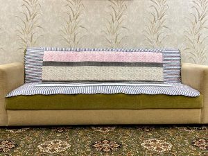 Classy Contemporary Patterned Quilted Sofa Cover/ Sujni - 130 - Image 8