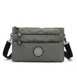 Mindesa Crossbody Bag Convenient Bag Portable Nylon Bag No. 8661 Dark Grey