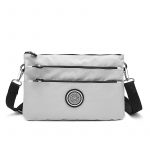 Mindesa Crossbody Bag Convenient Bag Portable Nylon Bag No. 8661 Grey