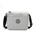 Mindesa crossbody bag convenient bag portable nylon bag No. 8665 Grey