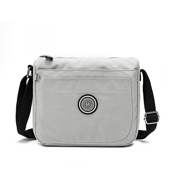 Mindesa crossbody bag convenient bag portable nylon bag No. 8665 Grey