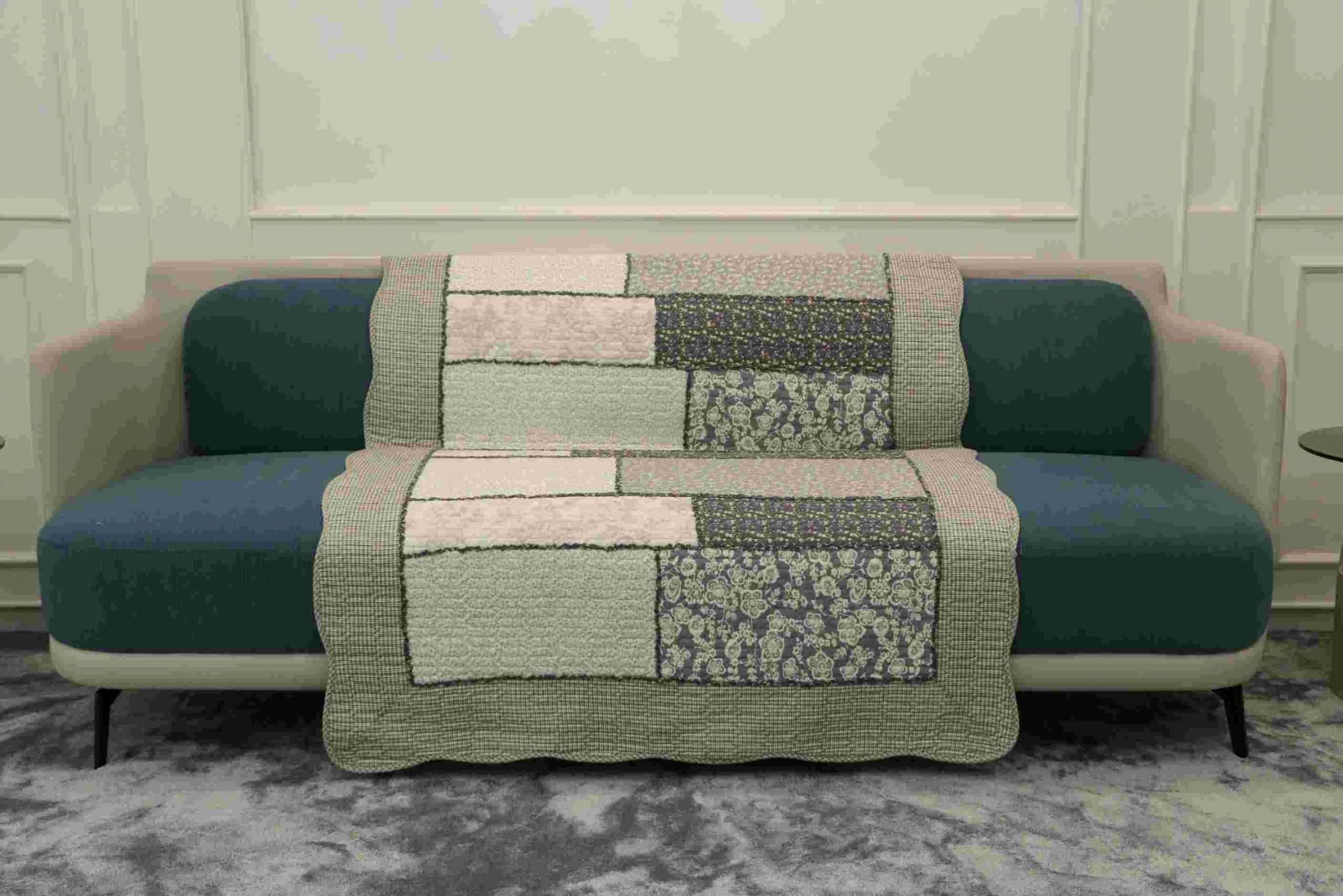 IMG_8791 copy Patterned shades of grey quilted sofa sujni - Image 1